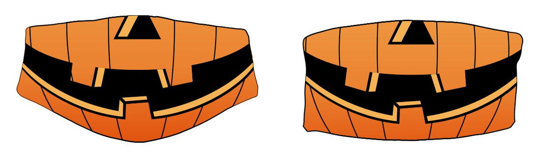 Jack-O-Lantern Face Mask