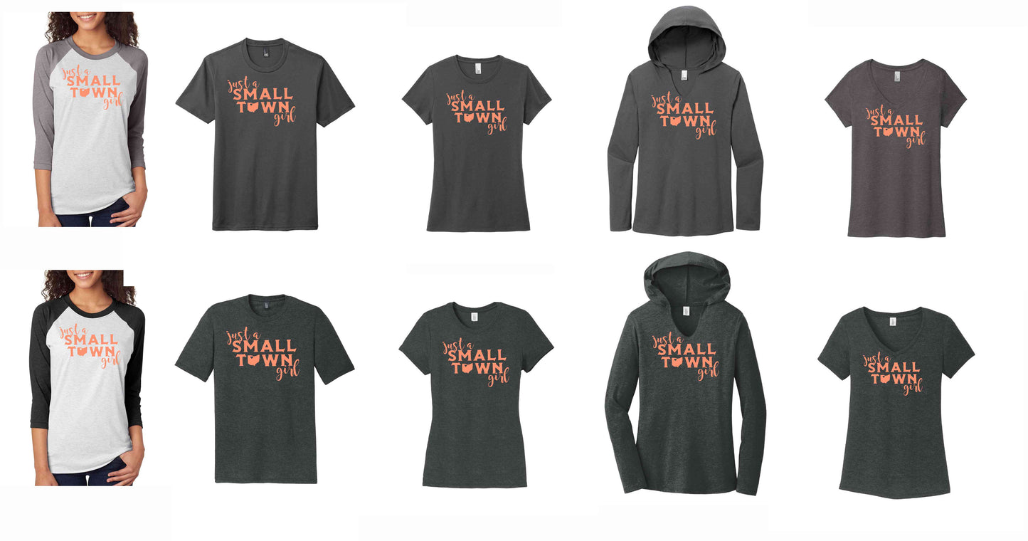 Small Town Girl Shirt, Ohio Shirt, Small Town Shirt, Small Town Girl Shirt, Women's Shirt