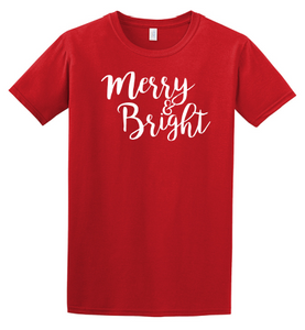 Merry & Bright Gildan Softstyle T-Shirt