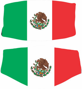 Mexican Flag Face Mask