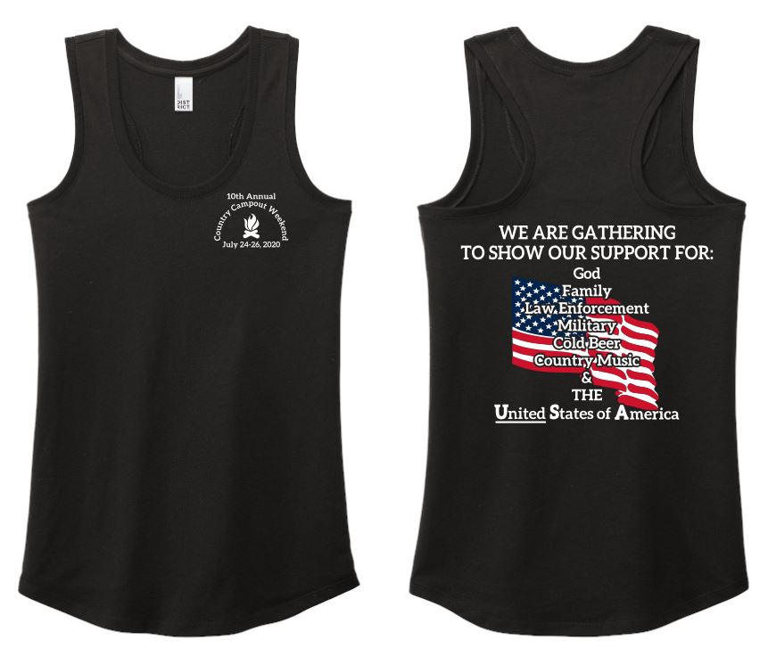 Country Campout Weekend Tank/Sleeveless Options