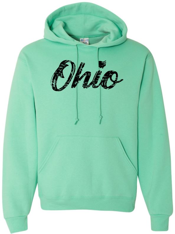 Ohio Hooded Sweatshirt, State Hooded Sweatshirt, Hooded Sweatshirt