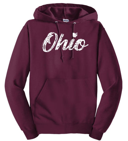 Ohio Hooded Sweatshirt, State Hooded Sweatshirt, Hooded Sweatshirt
