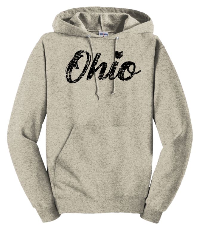 Ohio Hooded Sweatshirt, State Hooded Sweatshirt, Hooded Sweatshirt
