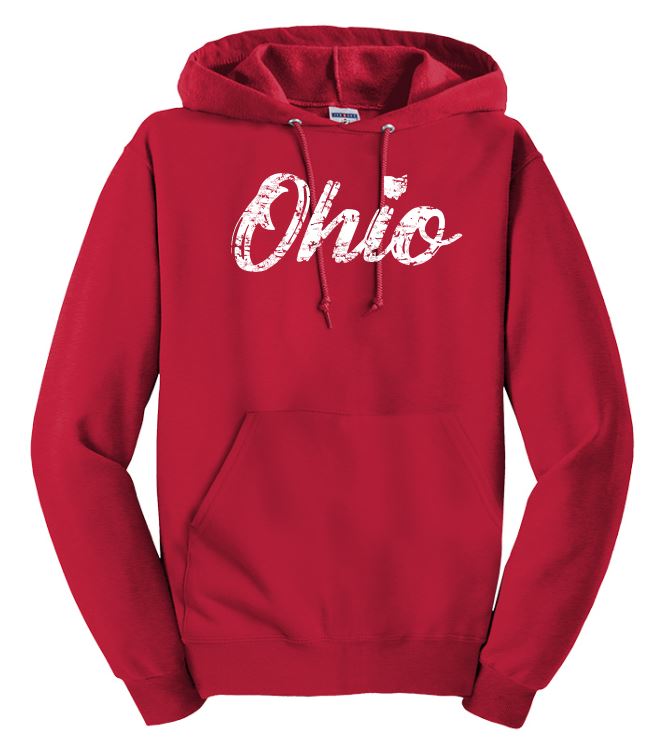 Ohio Hooded Sweatshirt, State Hooded Sweatshirt, Hooded Sweatshirt