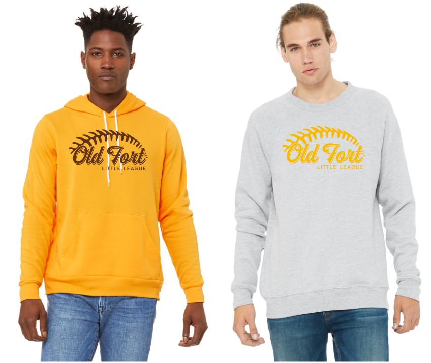 Old Fort Little League- Super Soft Sponge Fleece Crewneck or Hooded Sweatshirt21