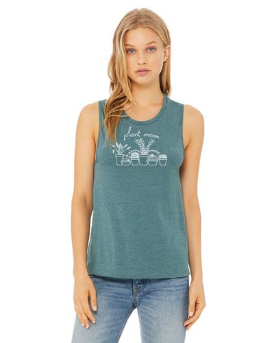 Plant Mom Muscle Tank, Plant Muscle Tank, Succulents Muscle Tank, Women's Muscle Tank, Houseplants Muscle Tank