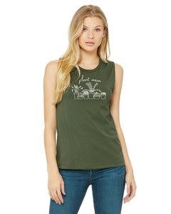 Plant Mom Muscle Tank, Plant Muscle Tank, Succulents Muscle Tank, Women's Muscle Tank, Houseplants Muscle Tank