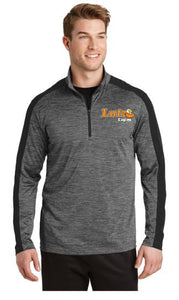 Lutz Eagles PosiCharge® Electric Heather Colorblock 1/4-Zip Pullover (ST397) (Unisex, Ladies and Youth)