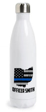 State of Ohio American Flag Thin Line Tapered Water Bottle