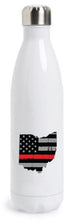 State of Ohio American Flag Thin Line Tapered Water Bottle