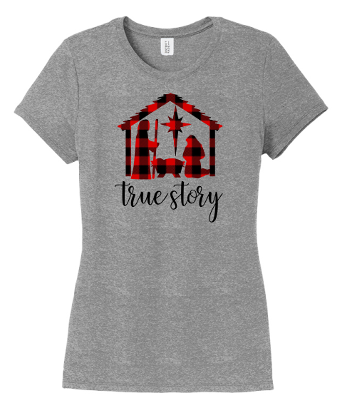 True Story Christmas in Buffalo Plaid - Shirt