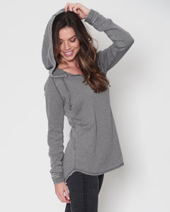 Vintage Washed Women's Tunic Hoodie