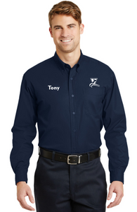 Vanguard Tech Center SP17 CornerStone - Navy Blue Long Sleeve Twill Shirt