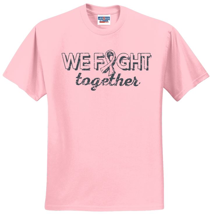 We Fight Together Shirt, Breast Cancer Shirt, October Shirt, Fight Cancer Shirt, Pink October Shirt, Pink Shirt