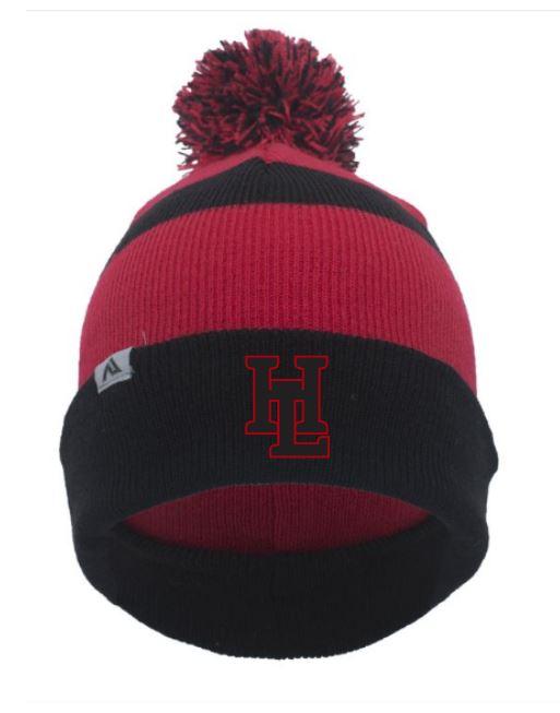 Hopewell-Loudon KNIT FOLD OVER POM-POM BEANIE (641K)