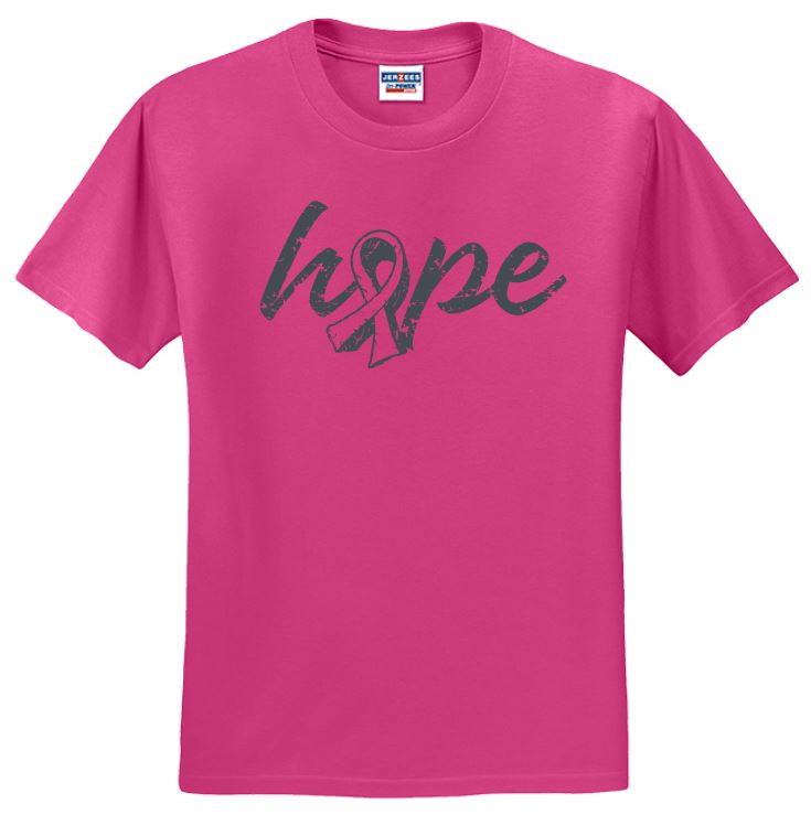 Hope - Breast Cancer Basic Short Sleeve T-Shirt