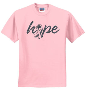 Hope - Breast Cancer Basic Short Sleeve T-Shirt