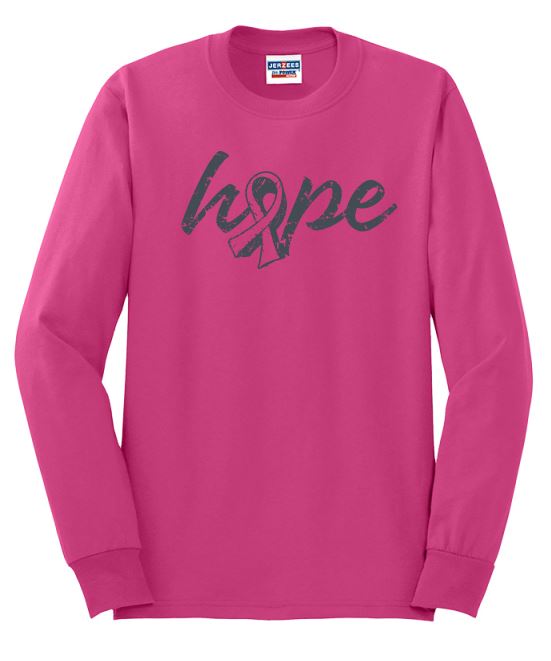 Hope - Breast Cancer Basic Long Sleeve Shirt