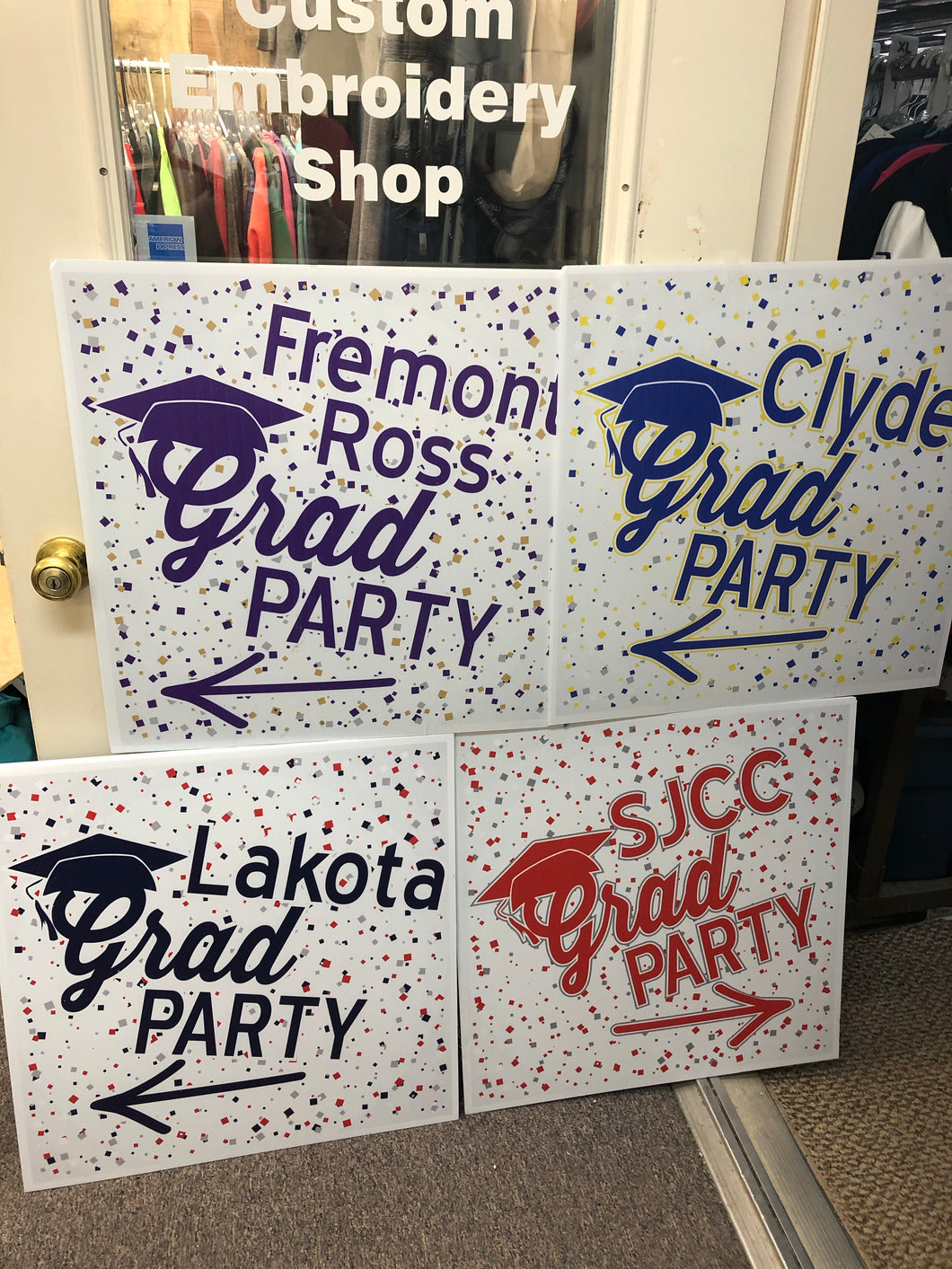 Graduation Party Signs