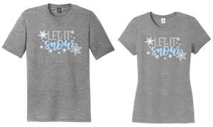 Let It Snow Triblend T-Shirt or Tunic