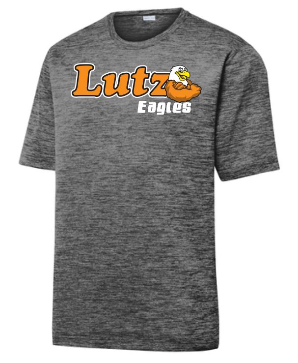 Lutz Eagles PosiCharge® Electric Heather Tee (ST390) (Unisex, Ladies and Youth)