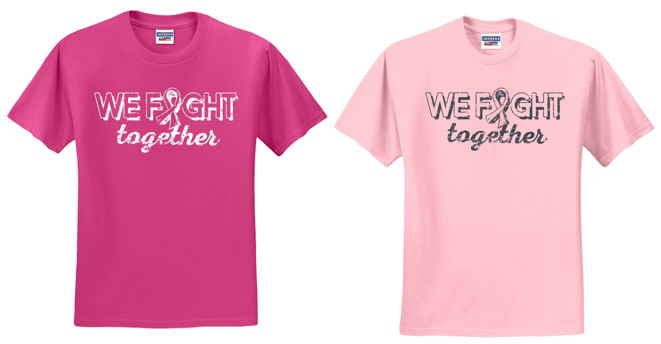 We Fight Together Shirt, Breast Cancer Shirt, October Shirt, Fight Cancer Shirt, Pink October Shirt, Pink Shirt